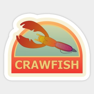 Crawfish Lure Tackle Box Sticker Sticker